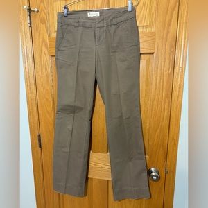 Gap Favorite chino trouser light brown flared bottom